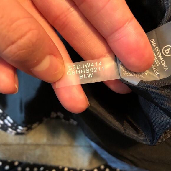 Calvin Klein black & white zip up blazer/ coat - Picture 5 of 9